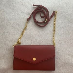 Red envelope crossbody